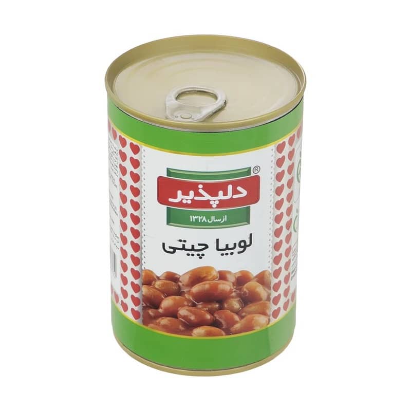 کنسرو لوبیا چیتی دلپذیر ۴۲۰ گرم