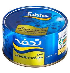 کنسرو تن ماهی تحفه ۱۸۰ گرم