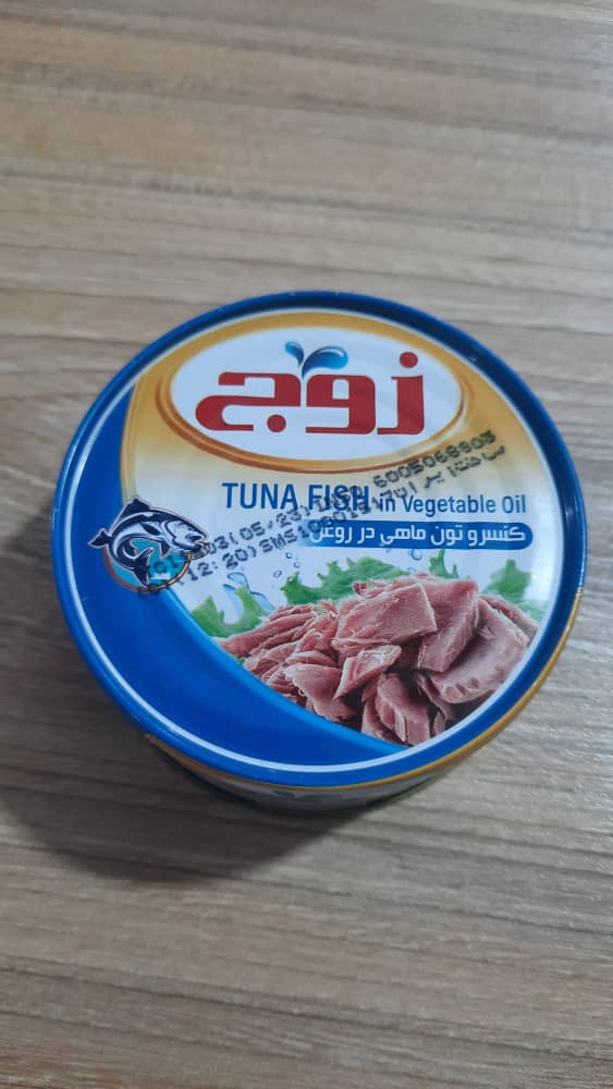 کنسرو تن ماهی زوج ۱۸۰ گرم