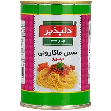 کنسرو سس ماکارونی با سویا دلپذیر ۴۰۰ گرم
