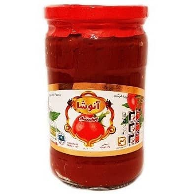 رب گوجه فرنگی شیشه آنوشا / ۷۰۰ گرم وزن خالص