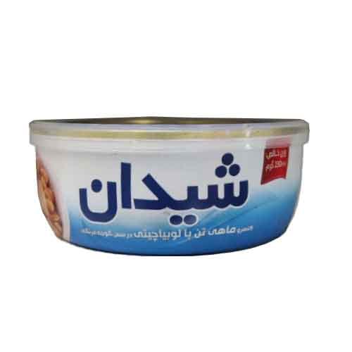 کنسرو تن ماهی با لوبیا شیدان ۲۳۰ گرم